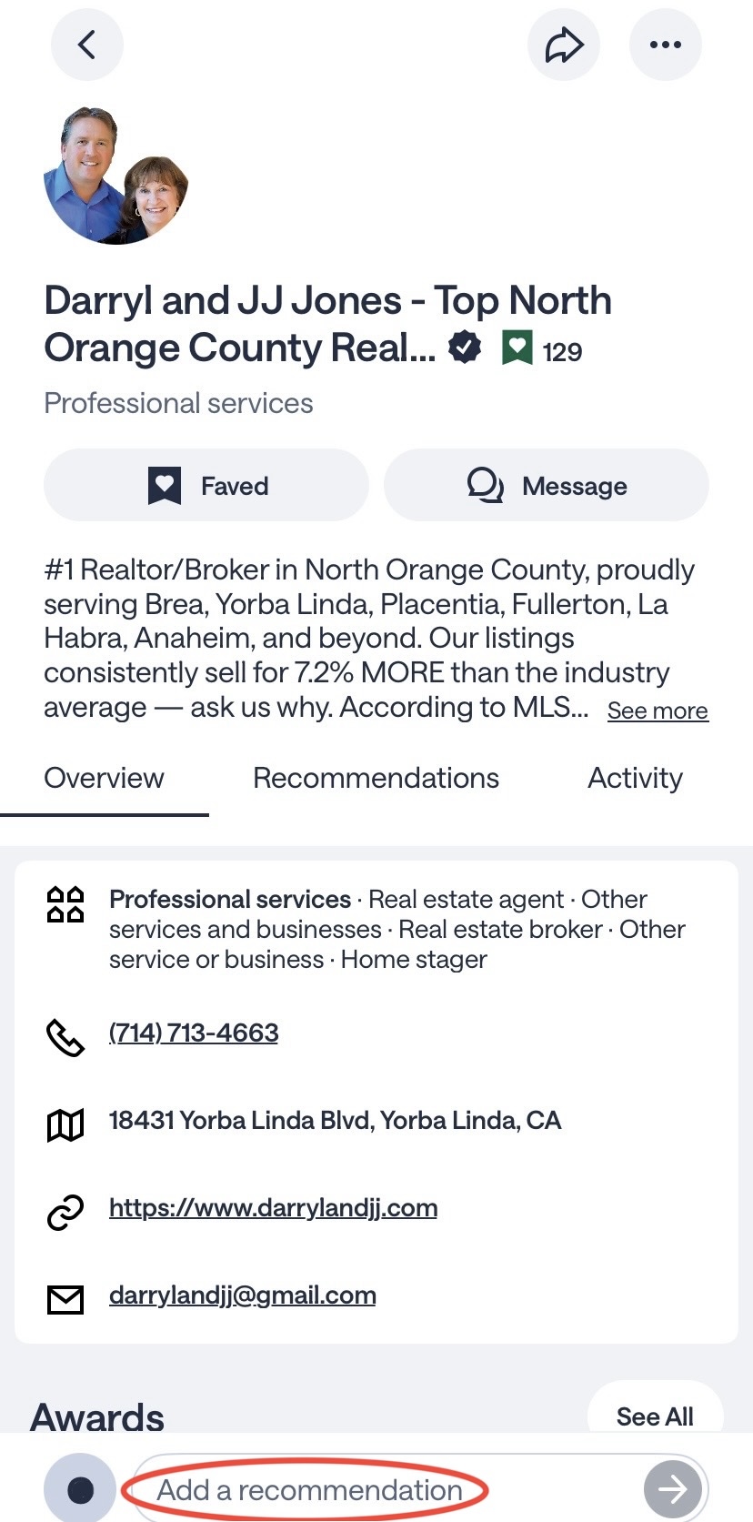 Nextdoor recommendations